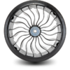 Michelin X TWEEL TURF Smooth Caster 15", 5/8" 49136 - Image 2