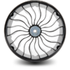 Michelin X TWEEL TURF Grooved Caster 13", 3/4" 52441 - Image 2